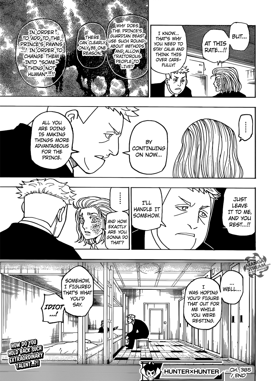 Hunter x Hunter Chapter 385 20